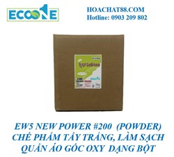 EW5 NEW POWER #200  (POWDER) CHẾ PHẨM TẨY TRẮNG, LÀM SẠCH QUẦN ÁO GỐC OXY  DẠNG BỘT